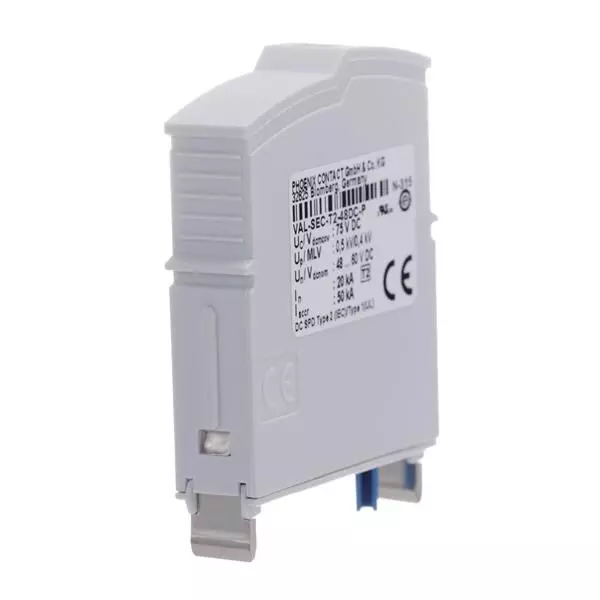 Phoenix Contact Industrial Surge Protector Pluggable 48 VDC Voltage Rating, 2907877