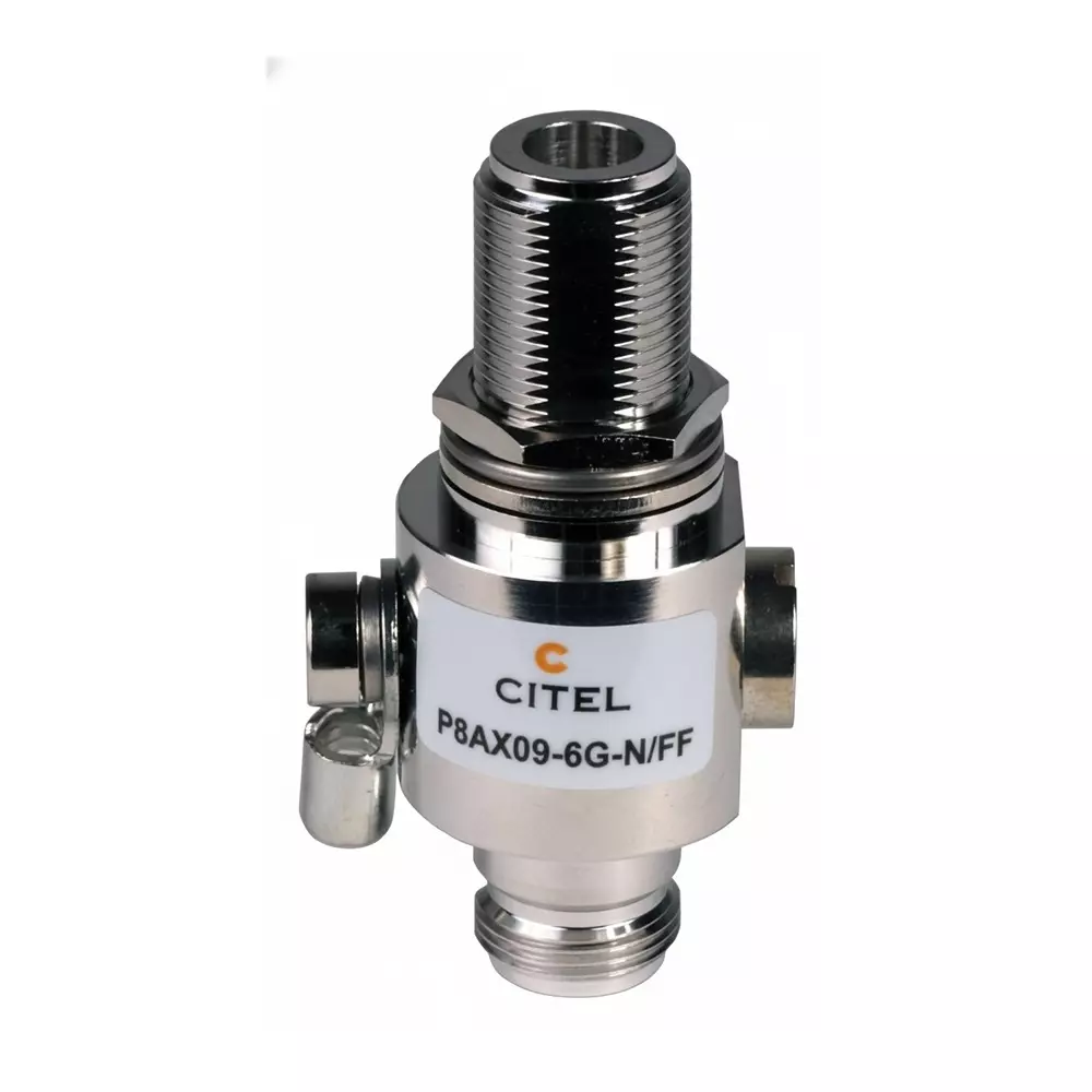 CITEL Connectorized Surge Protector Inline 10 A 48 VDC, P8AX09-6G-N-FF