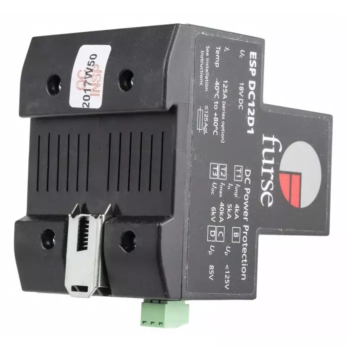 WJ Furse ESP-DCD1 Surge Protection Device 28 V DC Maximum Voltage Rating Mains Protector, 7TCA085460R0357ESP DC24D1