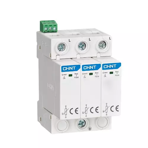 Chint NXU II Low-Voltage Surge Arrester (without Auxiliary Contact) 3 Pole 320 V, 252444