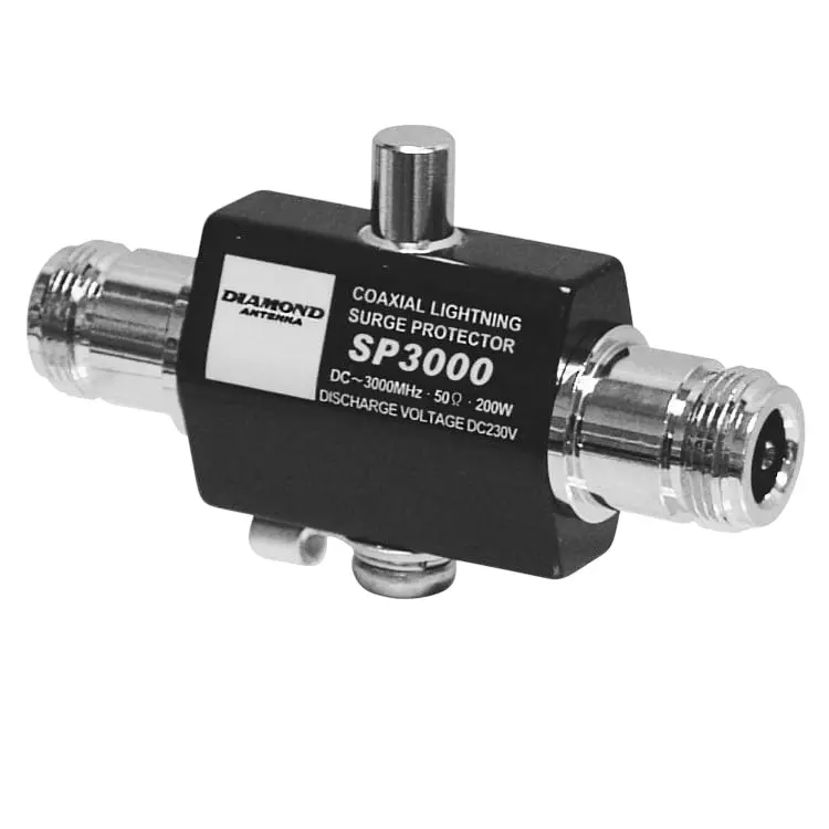 GENERIC N-Female to N-Female Coaxial Lightining Surge Protector 2500 MHz Frequency 50 Ω Impedance