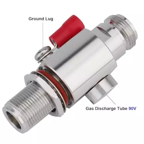 generic-n-female-to-n-female-lightning-arrestor-surge-protector-50-impedance-dc59-ghz-frequency-silver