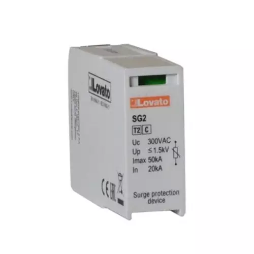 Lovato Single Phase Replacement cartridge, 50kA, DIN Rail Mount, SGX02PA300