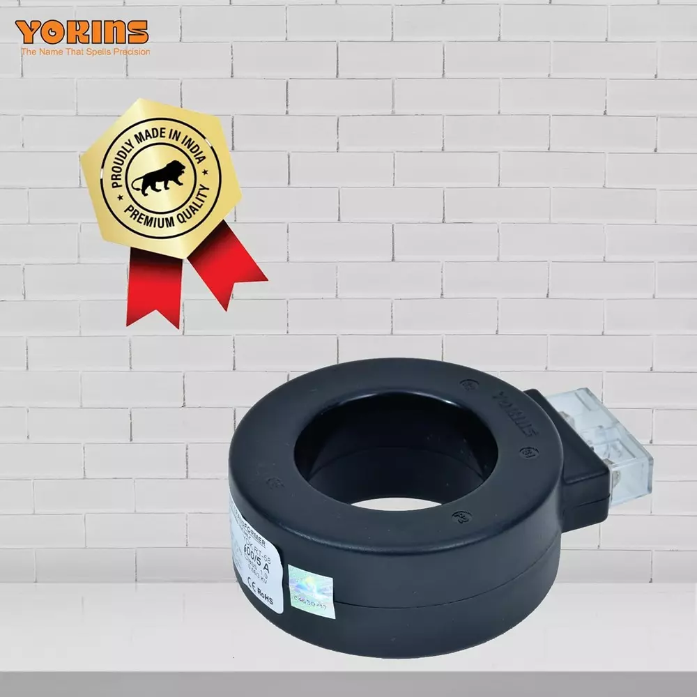 YOKINS Current Transformer Round Shape 600/5A Range 15 VA Burden 58 mm Inner Diameter	, RT58-600.5A-15VA-1.0