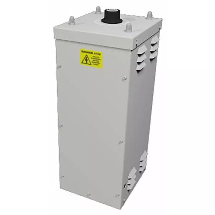 Carroll & Meynell Autotransformer Free Standing, 245x250x595 mm, 415V, 4.2kVA, 3 Phase, Enclosed Clamp, MVT4.2k/5A-3E