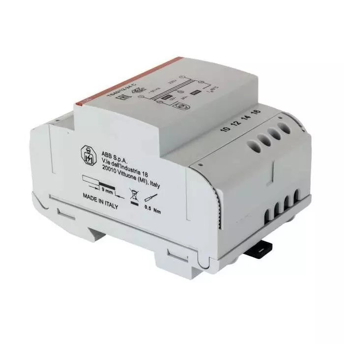ABB 40W DIN Rail Transformer, 230V Primary, 24V Secondary, 2CSM401043R0811TS 40/12-24 C