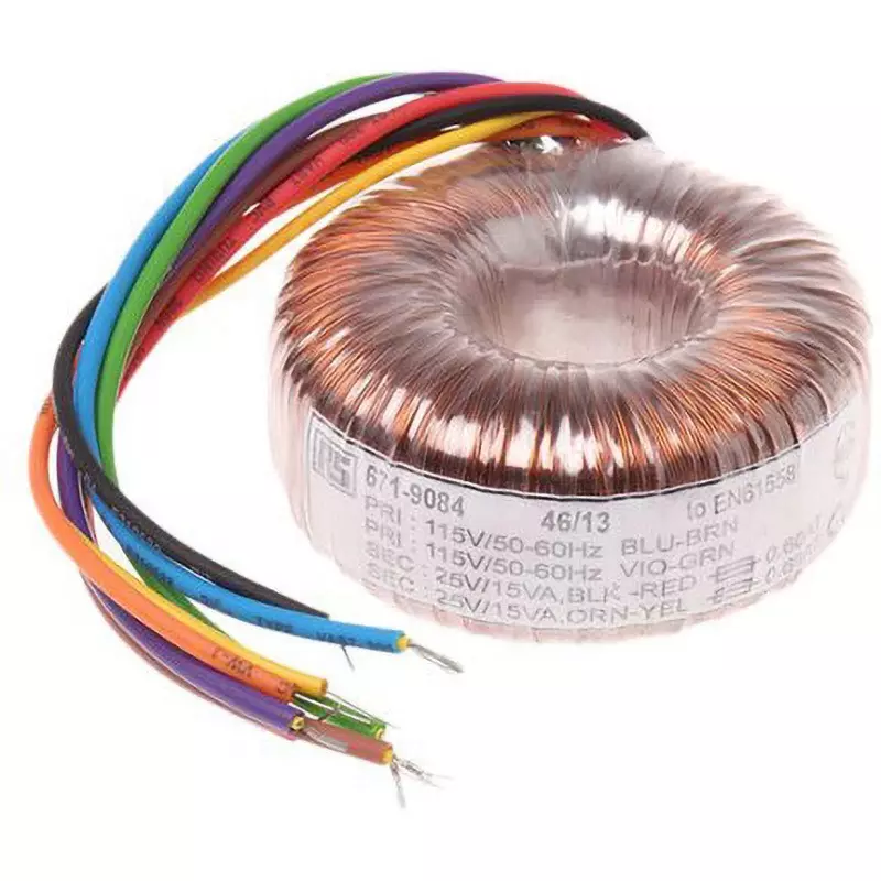 RS PRO Toroidal Transformer Copper Conductor Termination Wire Terminal Style 2 Output, 173-0097 (Pack of 30)