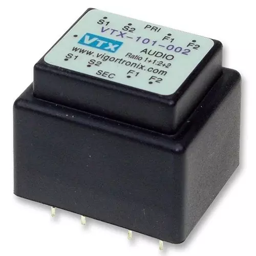 VIGORTRONIX TRANSFORMER, AUDIO, 1+1:2+2, VTX-101-002