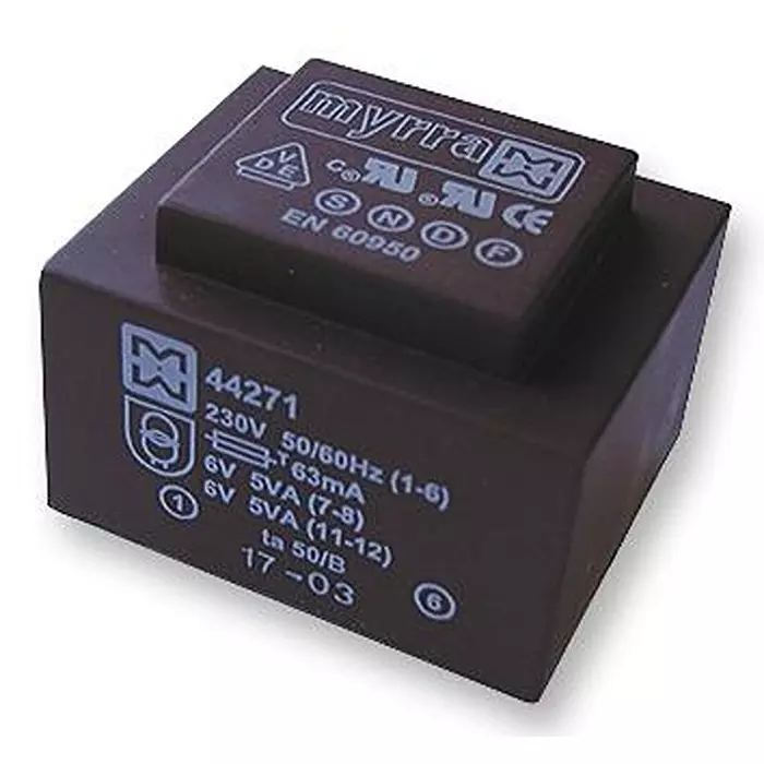 MYRRA Transformer, 10Va, 230V, 2 X 18V, 44275