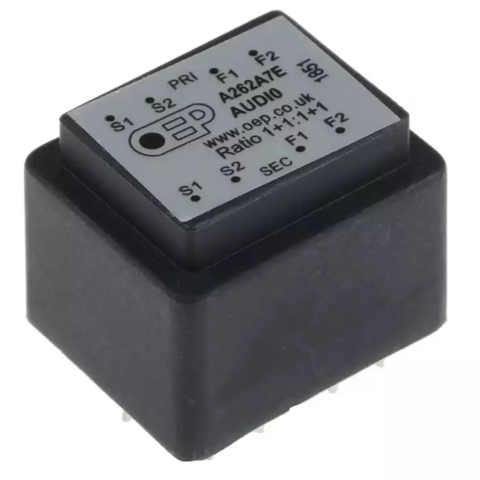 OEP (OXFORD ELECTRICAL PRODUCTS) Through Hole Audio Transformer 600 Ω 100 mW Hz @ 300 1 mW Hz @ 30 2.5 mW Hz @ 50, A262A7E