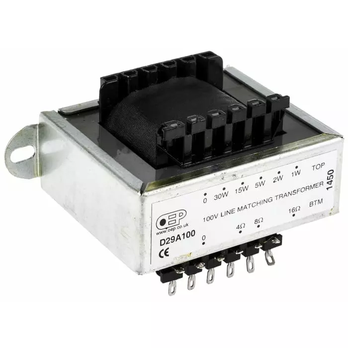 OEP (OXFORD ELECTRICAL PRODUCTS) Chassis Mount Audio Transformer 4 âto 16 Ω 1 W 2 W 5 W 15 W 30 W, D29A100
