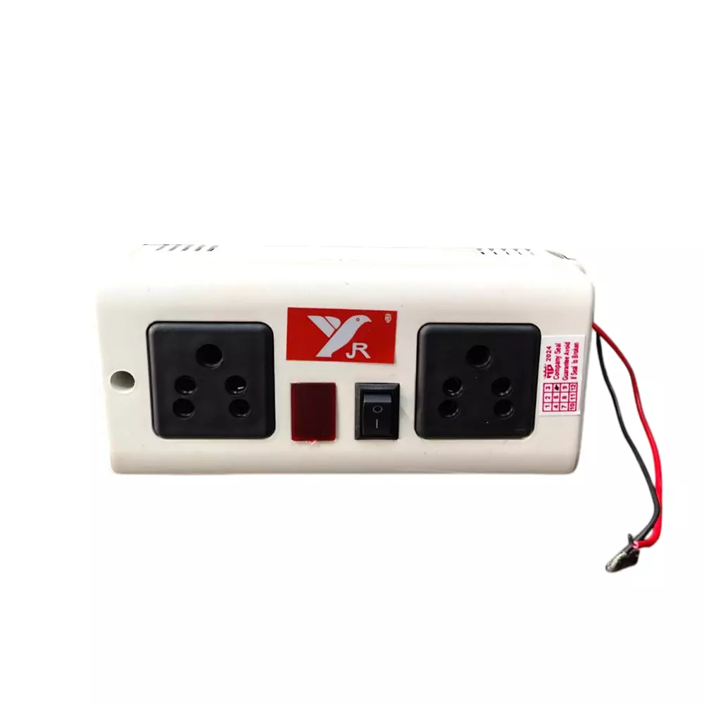 GENERIC 12 V DC to AC Converter with 2 Output Socket Solar SMPS Power Supply, YR CON2
