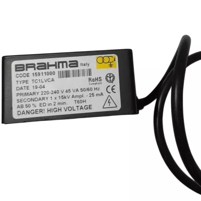 Brahma Ignition Transformer 220-240 V 45 VA, TC1LVCA