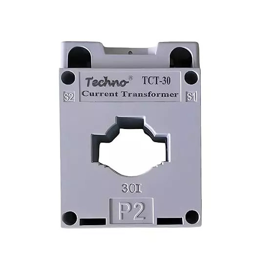 Techno Meters 150 A Low Tension Current Transformer Polycarbonate Body, 0.5 Accuracy Class and 2.5 VA Power Rating, TCT_150A