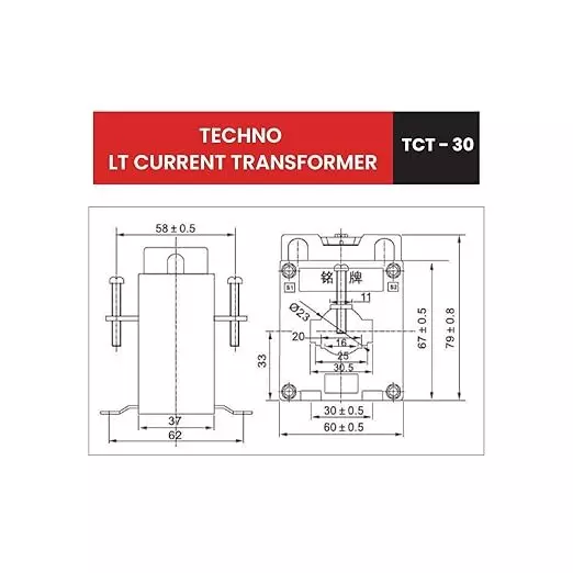 techno-meters-150-a-low-tension-current-transformer-polycarbonate-body-05-accuracy-class-and-25-va-power-rating-tct_150a
