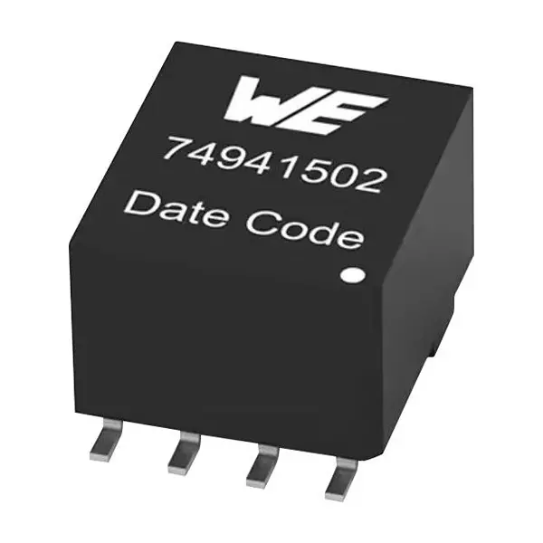 TE CONNECTIVITY PCB Transformer Surface Mount Transformer Mounting 500 kHz to 30 MHz Frequency Range, 74941502