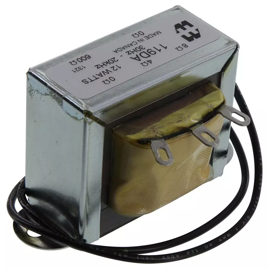 HAMMOND Audio Transformers TRANSFORMER, 600OHM / 8OHM, 12W, 119DA