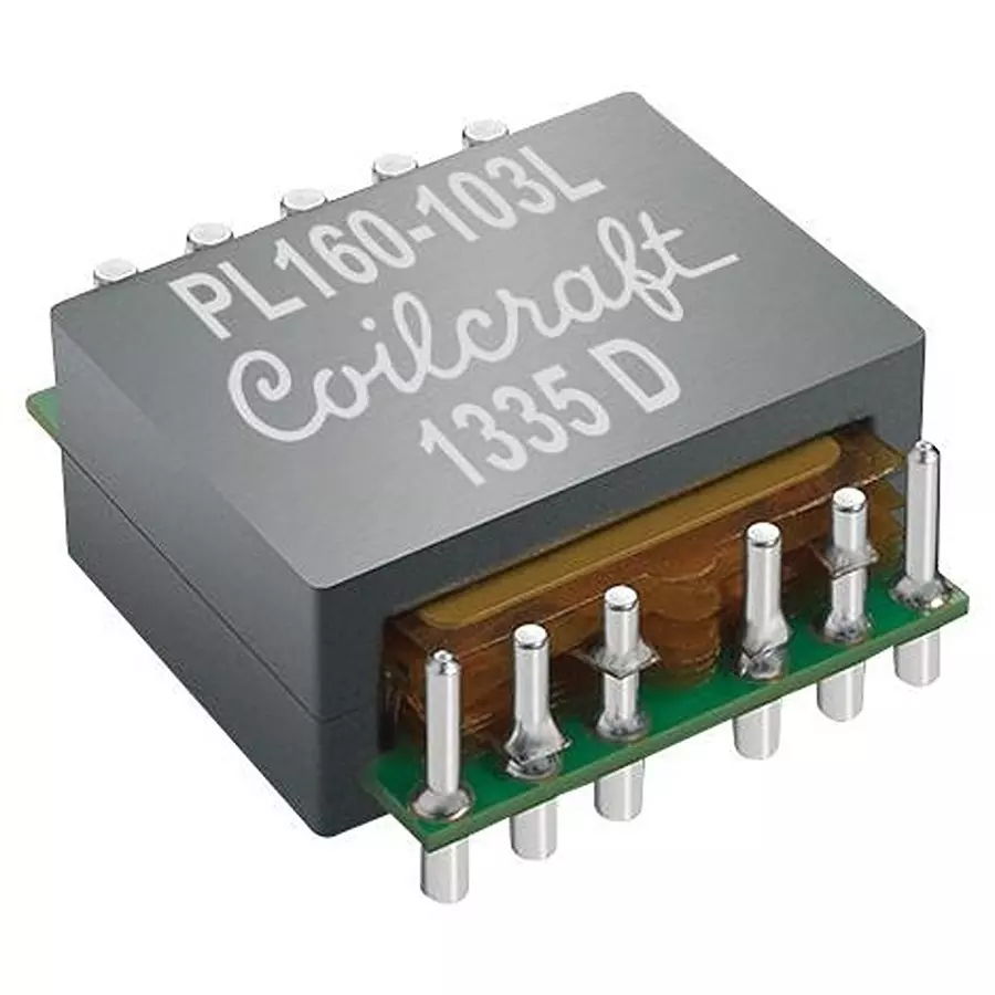 COILCRAFT SMPS Transformers PLANAR TRANSFORMER, 1:1, 160W, SMT, PL160-102L