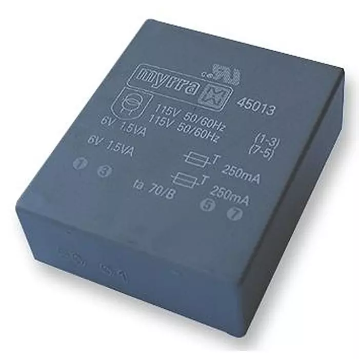 MYRRA Transformer, 10Va, 115-230V, 2 X 12V, 45033