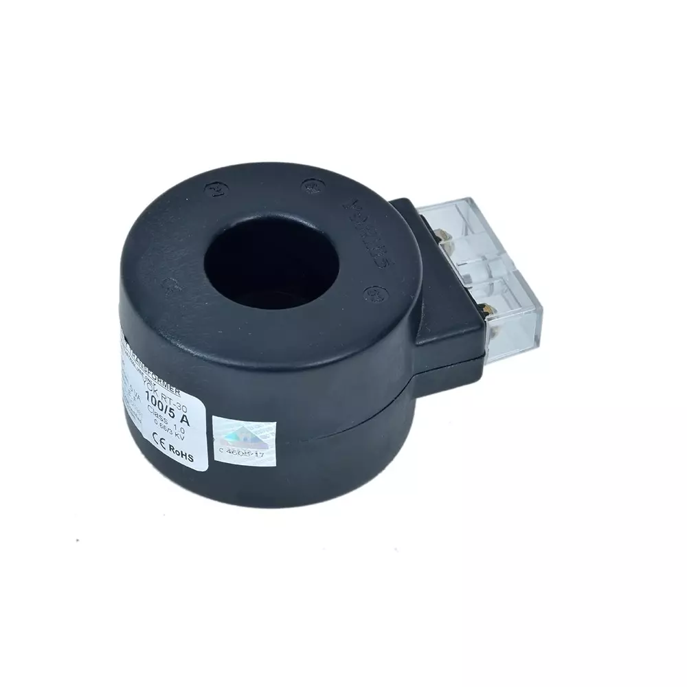 YOKINS Current Transformer Round Shape 100/5A Range 5 VA Burden 30 mm Inner Diameter	, RT30-100.5A-5VA-1.0