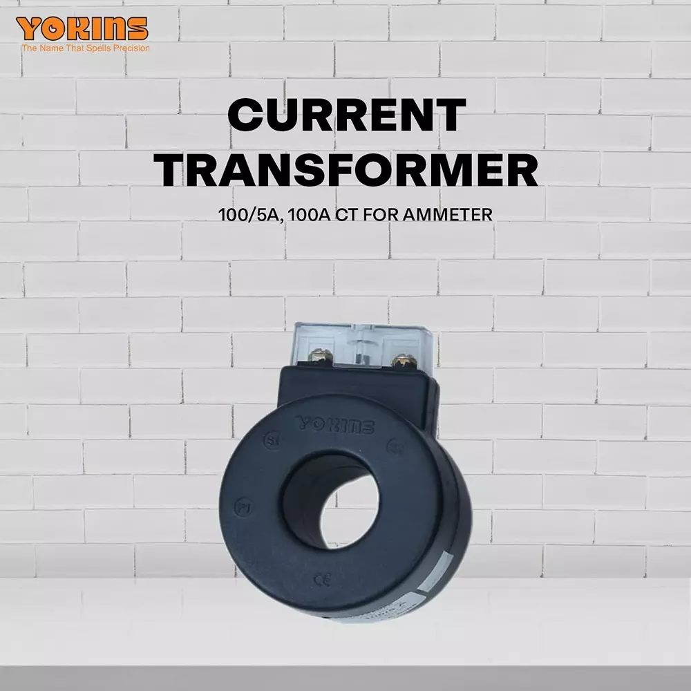 YOKINS Current Transformer Round Shape 100/5A Range 5 VA Burden 30 mm Inner Diameter	, RT30-100.5A-5VA-1.0