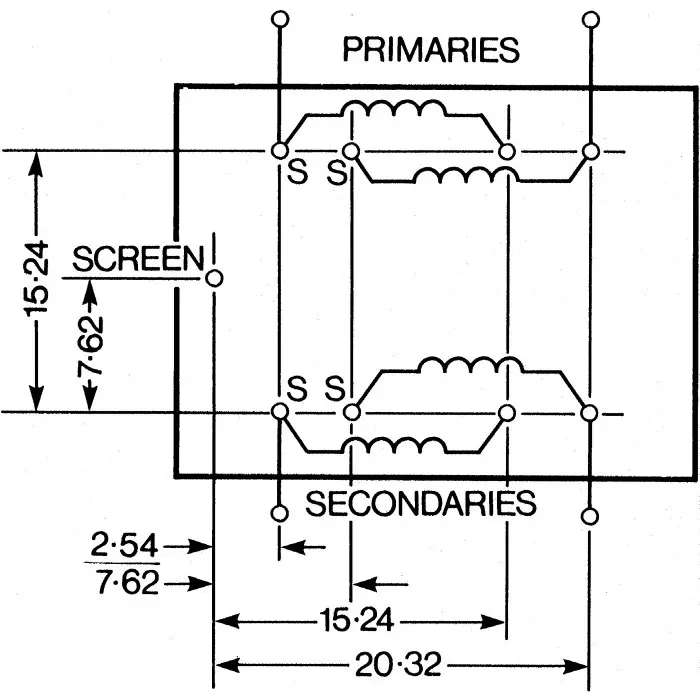 OEP (OXFORD ELECTRICAL PRODUCTS) Through Hole Audio Transformer 600 Ω 100 mW Hz @ 300 1 mW Hz @ 30, A262A3E