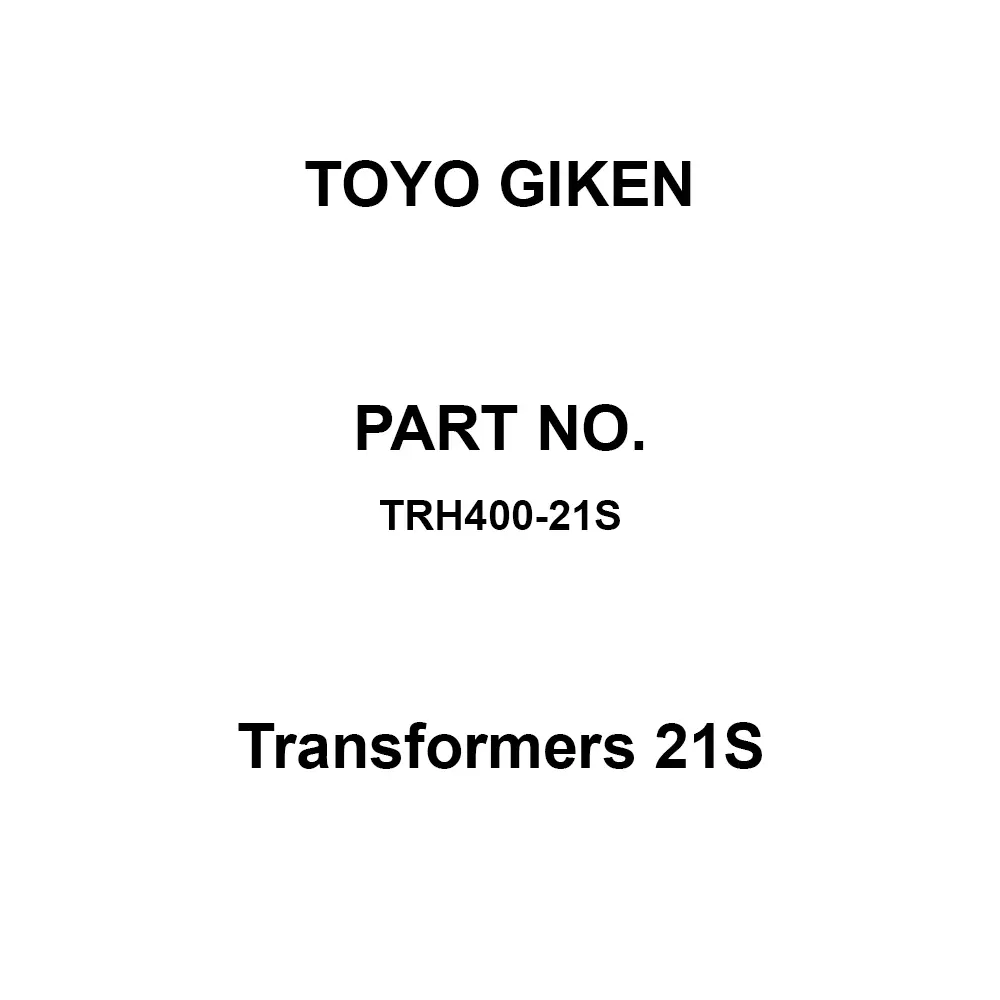 Toyo Giken Transformers 21S 4 (at 100 V Secondary Voltage) 7×14 Mounting Hole 400 Va, TRH400-21S