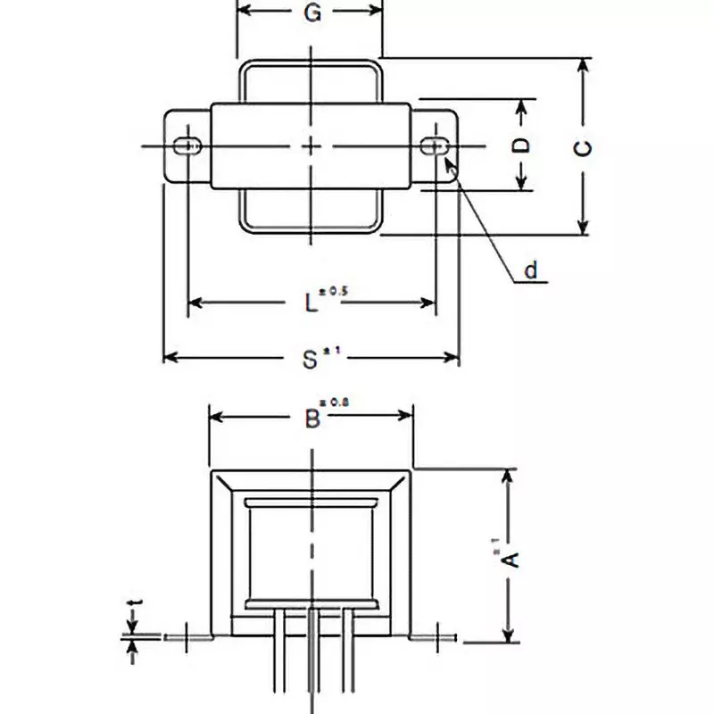 Sansui Small Transformer 3.0 W Output 2.58：1 No. of Reels, ST-60