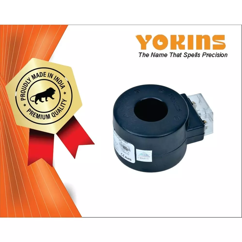 YOKINS Current Transformer Round Shape 75/5A Range 5 VA Burden 30 mm Inner Diameter	, RT30-75.5A-5VA-5.0