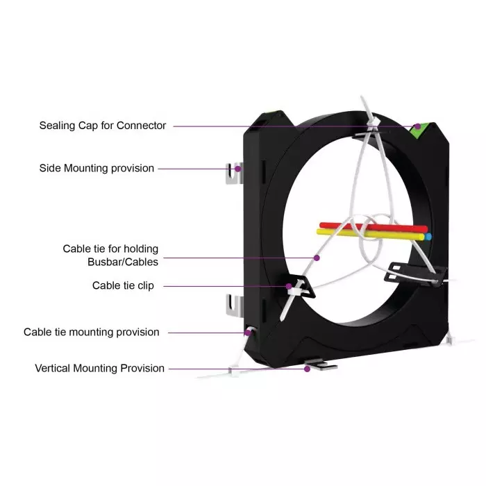 SIFAM TINSLEY CBCT Series Current Transformer Current Transformer 30 to 30000mA Input 600:1 1000:1 57 mm Bore, CB09-01010000000ST