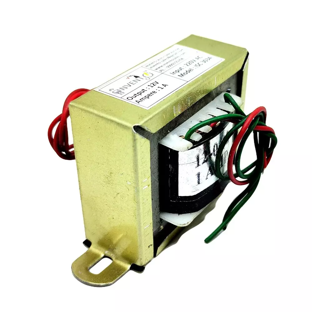 invento-step-down-centre-tapped-transformer-copper-winding-12-0-12-type-1-a-current-220-12-v-ac-isc-3034-3-pack-of-8-pcs