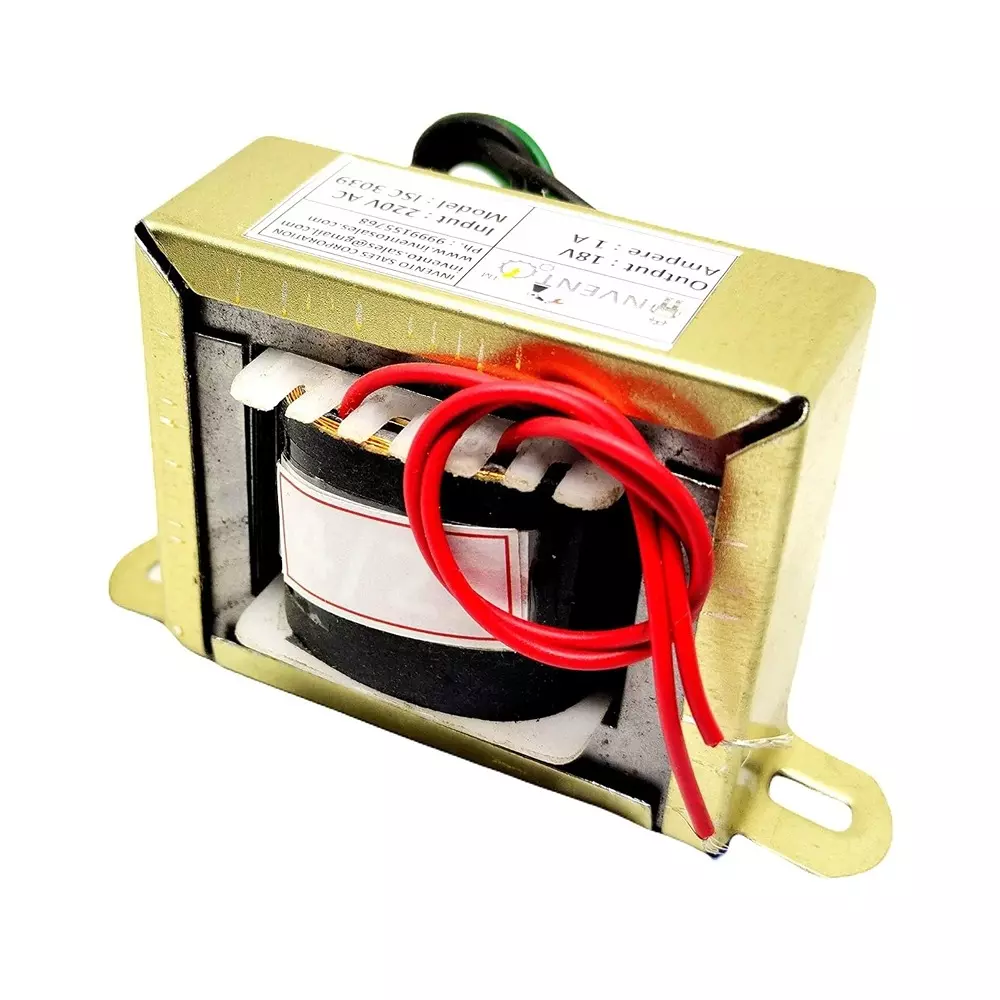 invento-step-down-centre-tapped-transformer-copper-winding-18-0-18-type-1-a-current-220-18-v-ac-isc-3039-1-pack-of-3-pcs