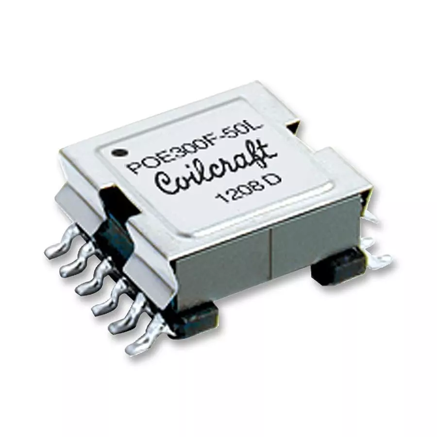 COILCRAFT SMPS Transformers TRANSFORMER, FLYBACK, 1:0.56, 42UH, SMD, POE300F-19LB