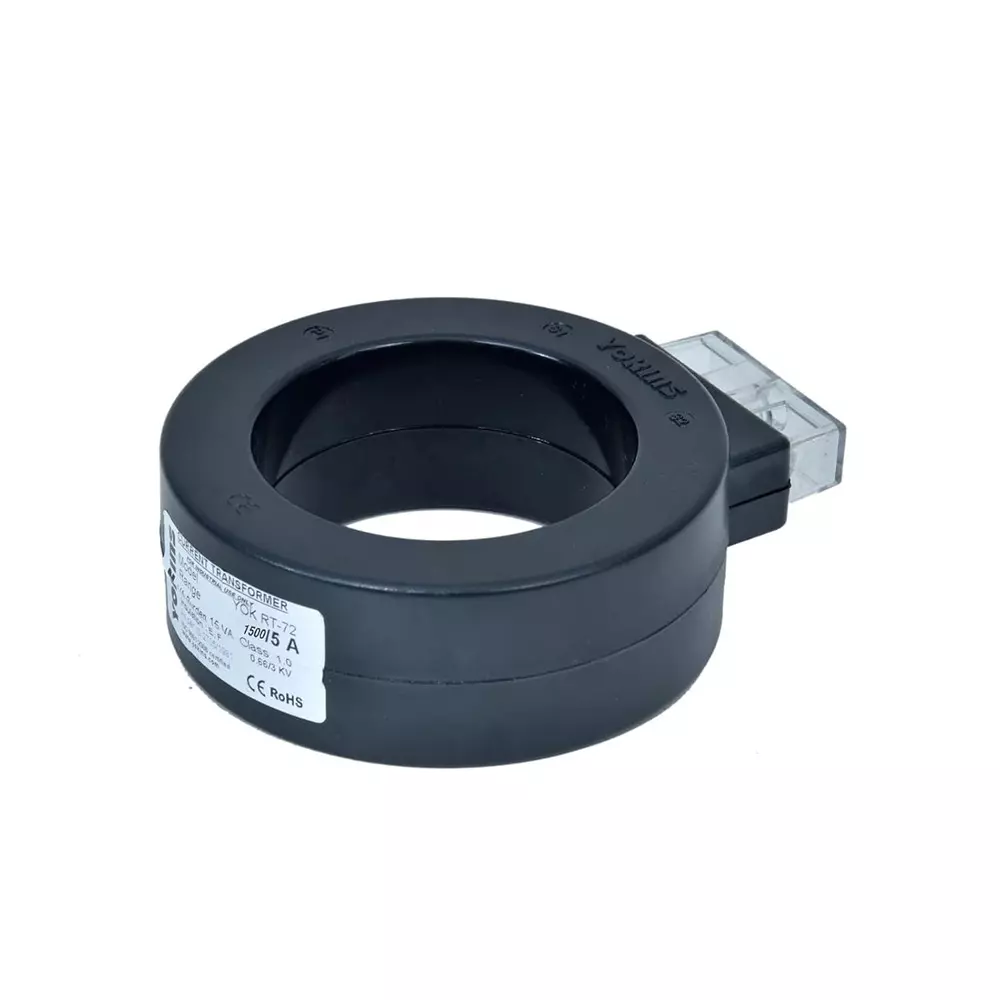 YOKINS Current Transformer Round Shape 1500/5A Range 15 VA Burden 72 mm Inner Diameter	, RT72-1500.5A-15VA-1.0