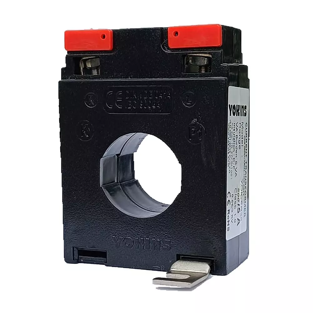 YOKINS Current Transformer Polycarbonate 30 mm Inner Dia 500/5 A Range 7.5 VA Burden for Ammeter, SR30-500.5A-7.5VA-1.0