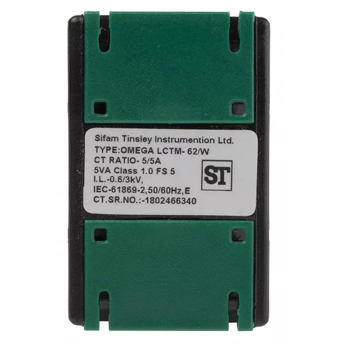 SIFAM TINSLEY OmegaxMER Series Base Mounted Current Transformer 5:5, XW01-045081S000000