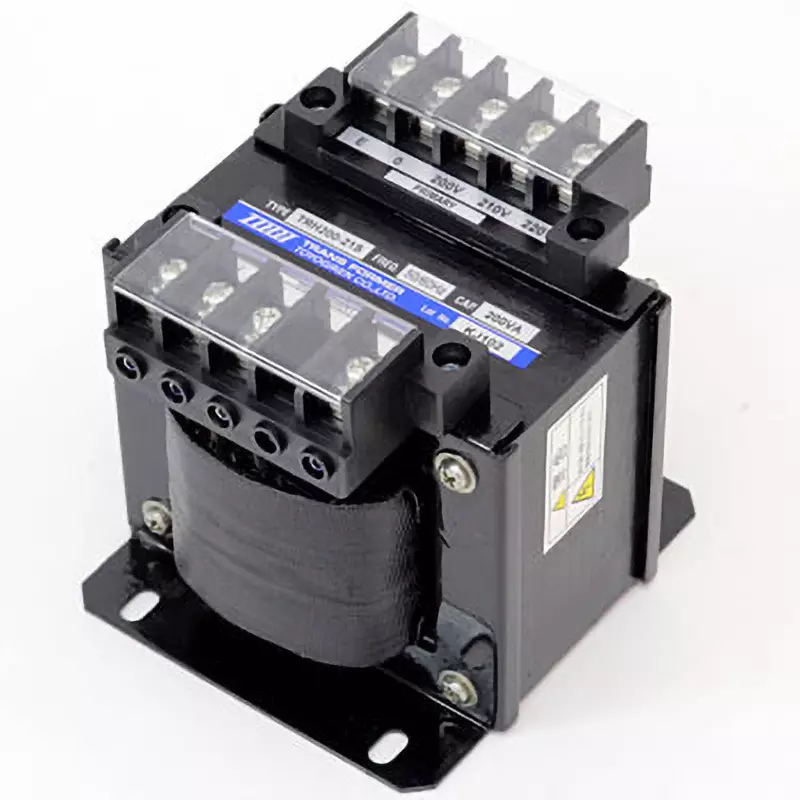 Toyo Giken Transformers 21S 2 (at a secondary voltage of 100 V) 5.5×10 Mounting Hole 200 Va, TRH200-21S