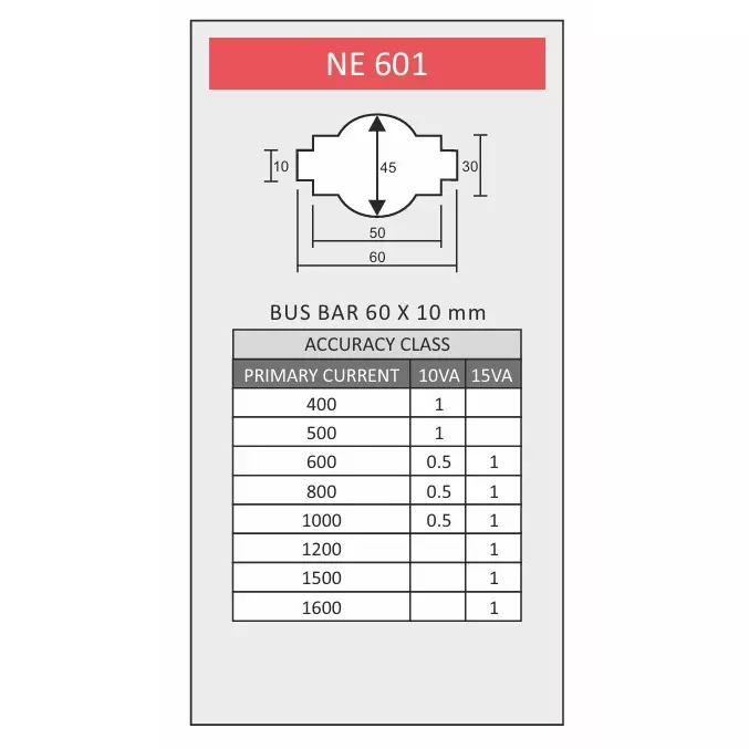 nippen-ne-series-current-transformer-601-type-8005a-ratio-60x10-mm-window-size-and-15-va-rated-burden