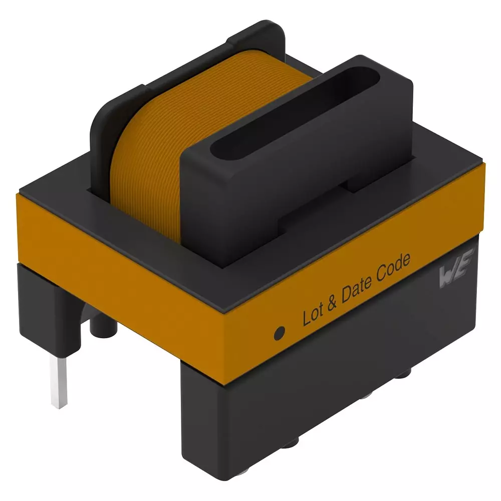 TE CONNECTIVITY Current Sense Transformer 400 mH Inductance Through Hole Transformer Mounting, 7492550500