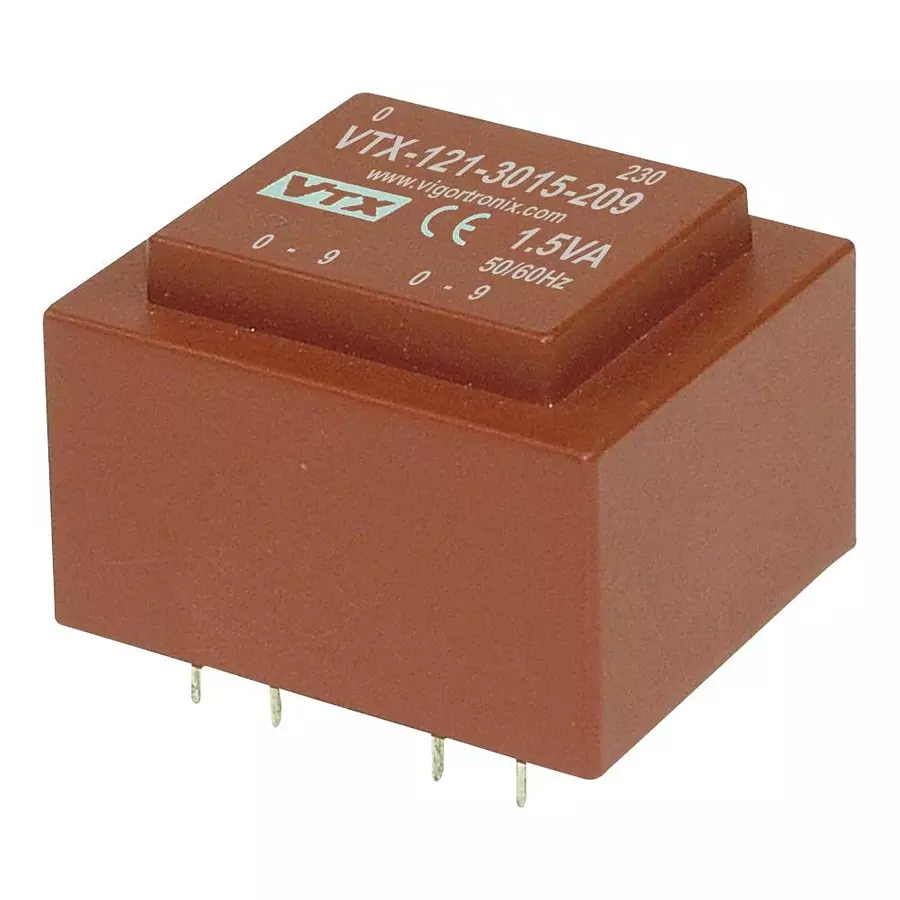 VIGORTRONIX 2.3VA ENCAPS TRANSFORMER 2 X 115V - 12V, VTX-121-3023-412