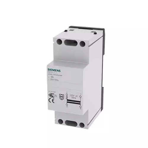 Siemens Single Phase 16VA Site Transformer, 230V Primary, 8V Secondary, 2A O/P, 4AC3716-0