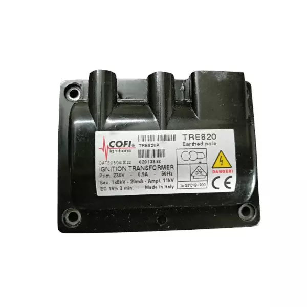 Cofi Ignition Transformer 1.9 Amp Single Phase 2x5 kV, TRE820