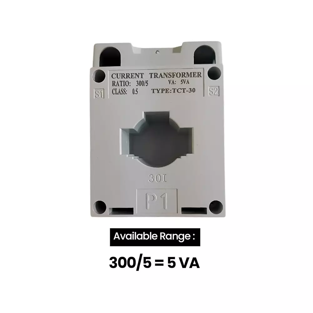 techno-meters-300-a-low-tension-current-transformer-polycarbonate-body-05-accuracy-class-and-5-va-power-rating-tct_300a
