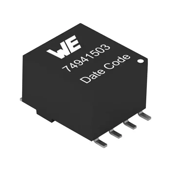 TE CONNECTIVITY PCB Transformer Surface Mount Transformer Mounting 500 kHz to 30 MHz Frequency Range, 74941503