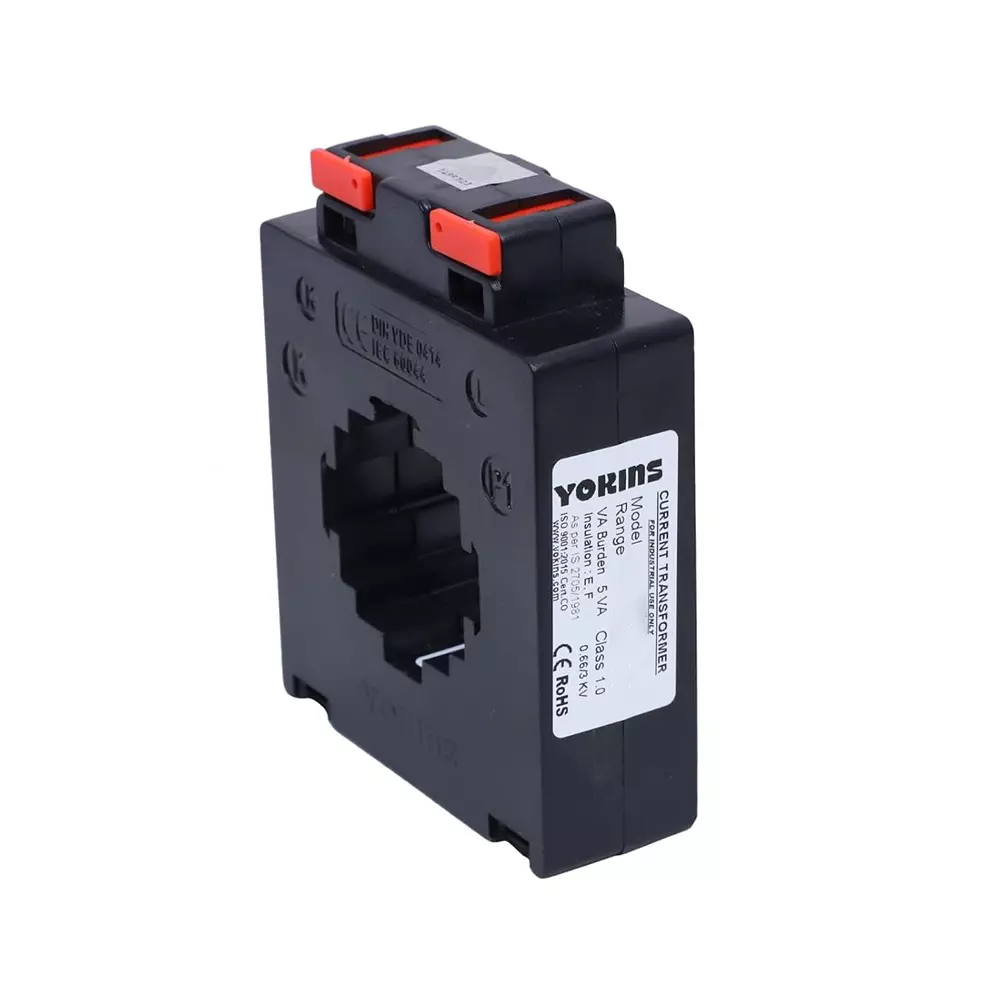 YOKINS Current Transformer Rectangular Polycarbonate 300/5 A Range 2.5 VA Burden, SB5012-300.5A-2.5VA-1.0