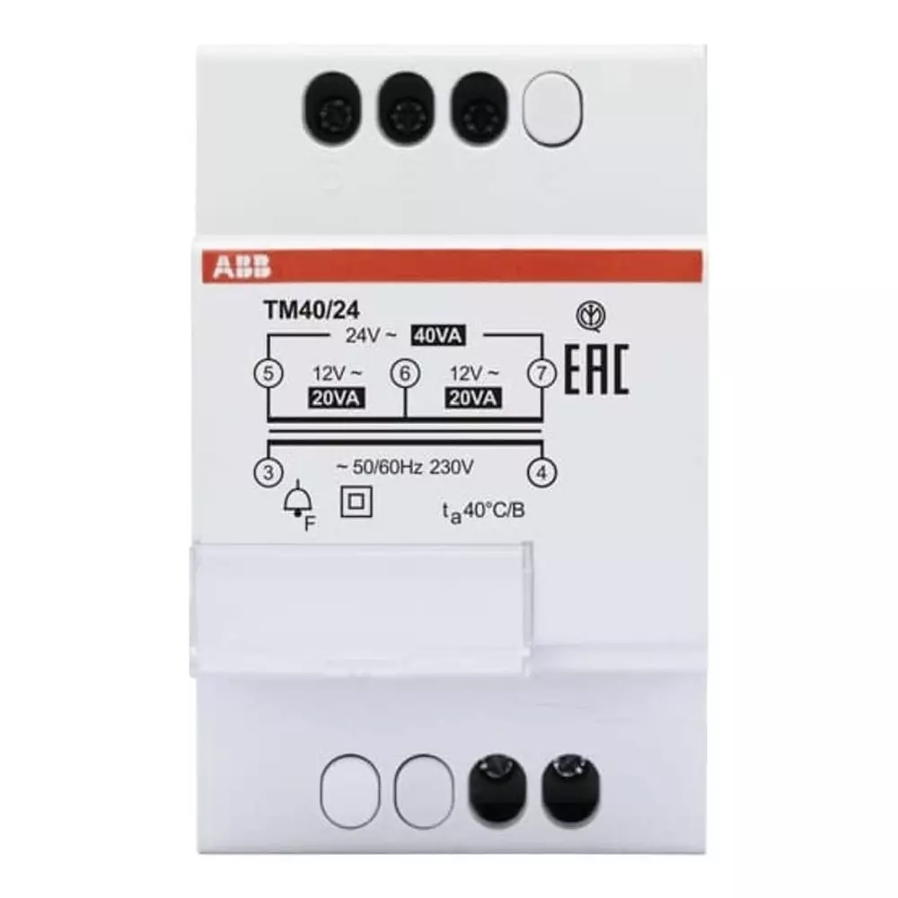 ABB DIN Rail Transformer, 2CSM228785R0802TM40/24