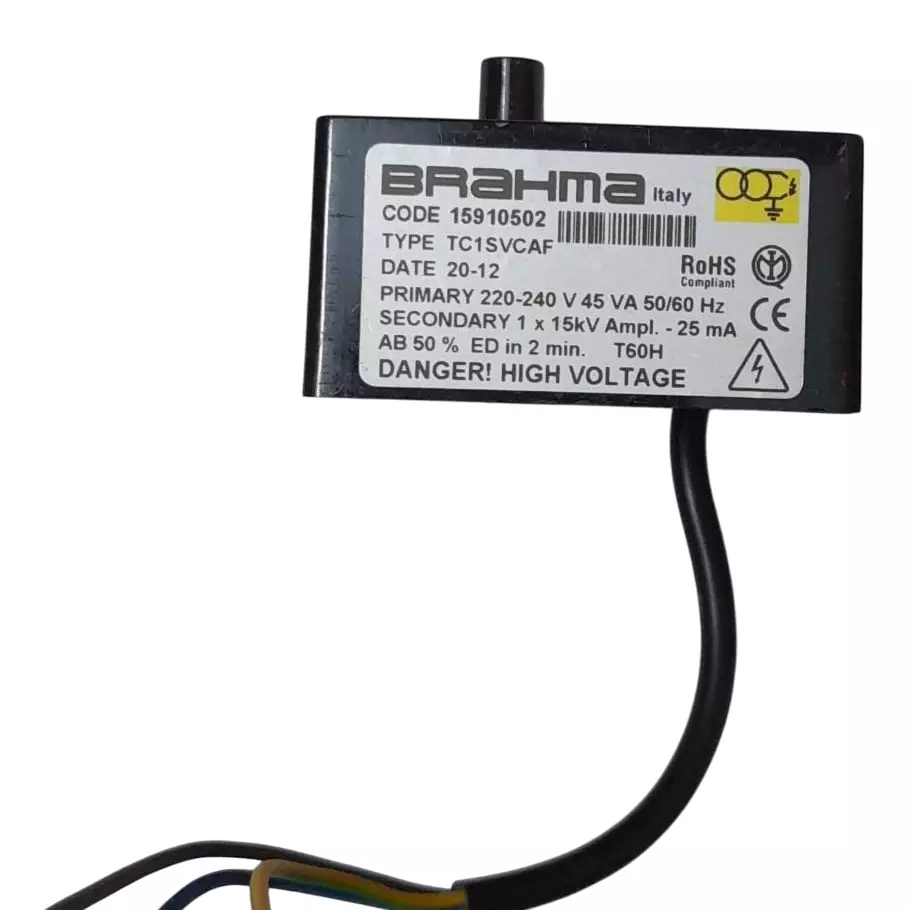 Brahma Ignition Transformer 220-240 V 45 VA, TC1SVCAF