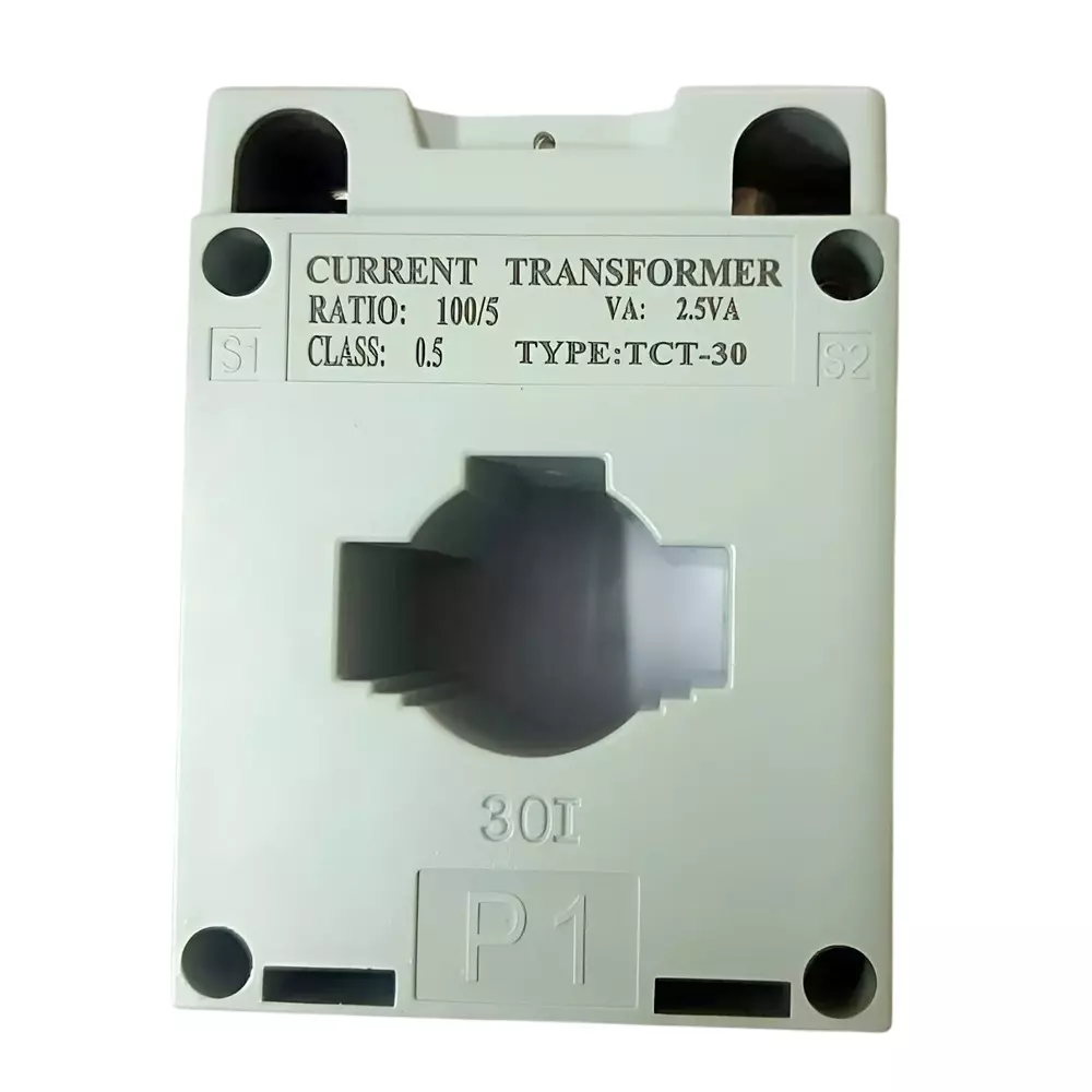 Techno Meters Resin Cast LT Current Transformer 100 A Current Rating 50-60 Hz Frequency Class 0.5 Accuracy, TCT - 30