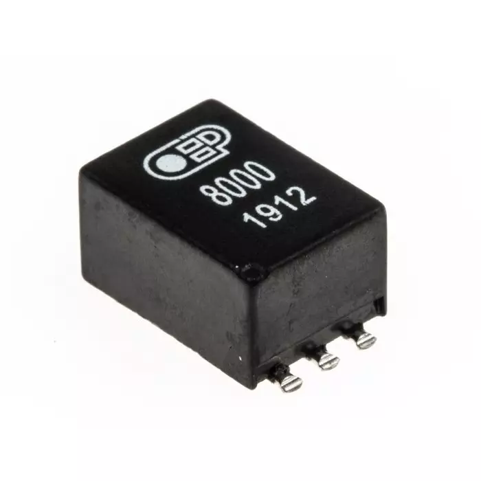 OEP (OXFORD ELECTRICAL PRODUCTS) Surface Mount Pulse Transformer 1:1 Turns Ratio 3.6H Prim. Inductance 111 Ω Prim. Resistance, OEP8000