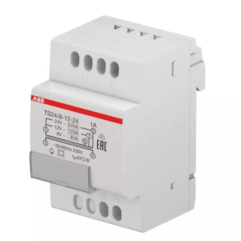ABB DIN Rail Transformer, 2CSM228705R0812TS24/4-8-12